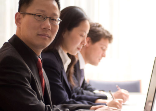 International group of Business people in a meeting.